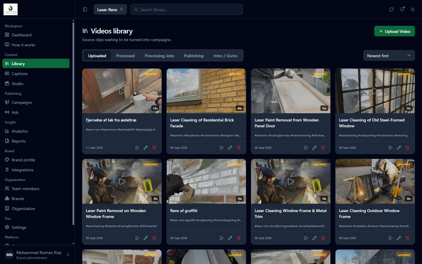 Marketing AI Hub product screenshot
