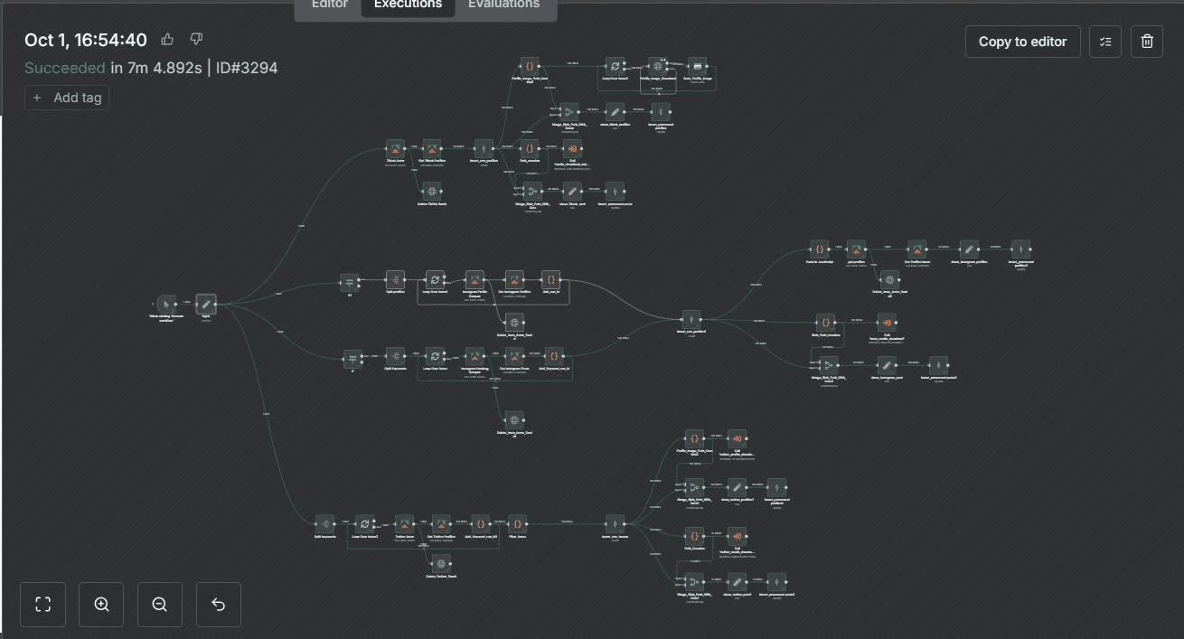 n8n Social Data Collection & RAG Pipelines product screenshot
